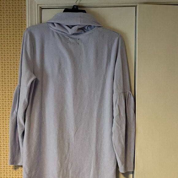 Loft Lou & Grey Lavendar Fleece Cowlneck Sweater with Bell Sleeves - Large - Picture 3 of 5